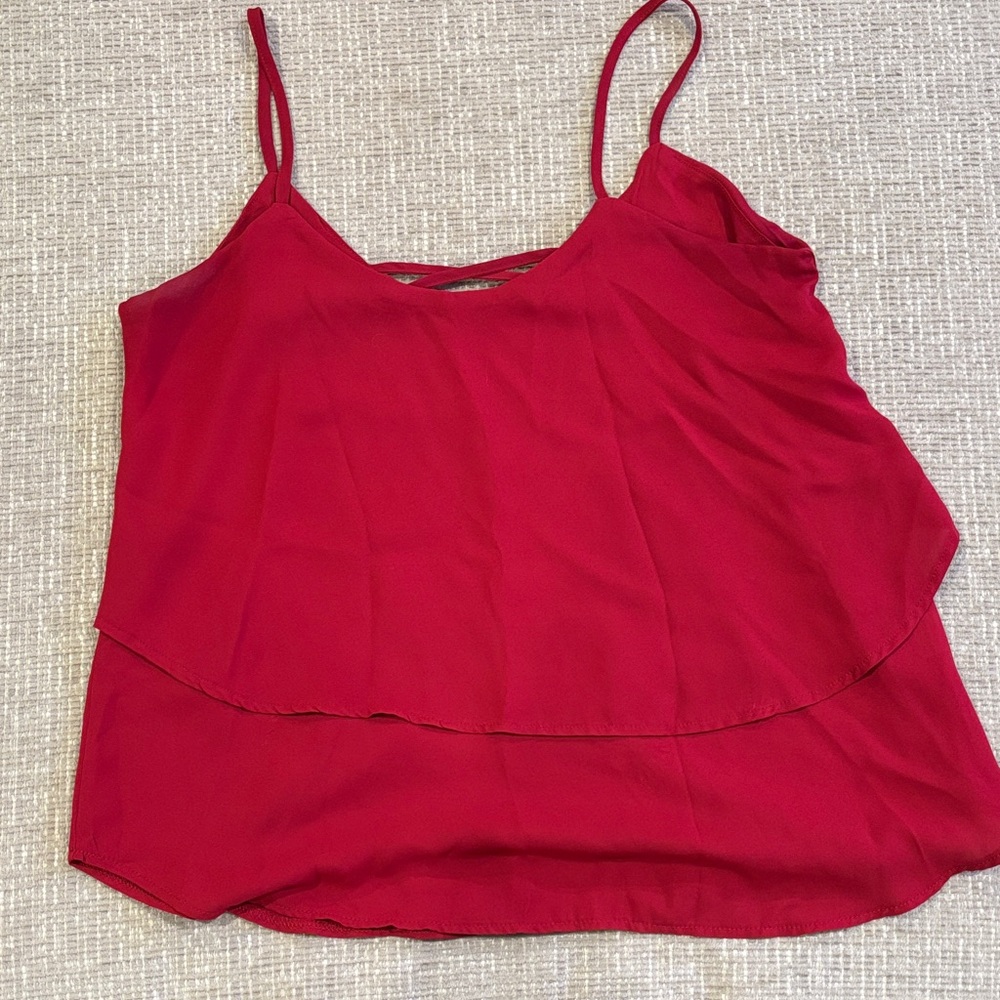 Alya Red Camisole Top